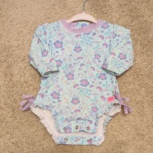 Ruffle Floral Swimsuit